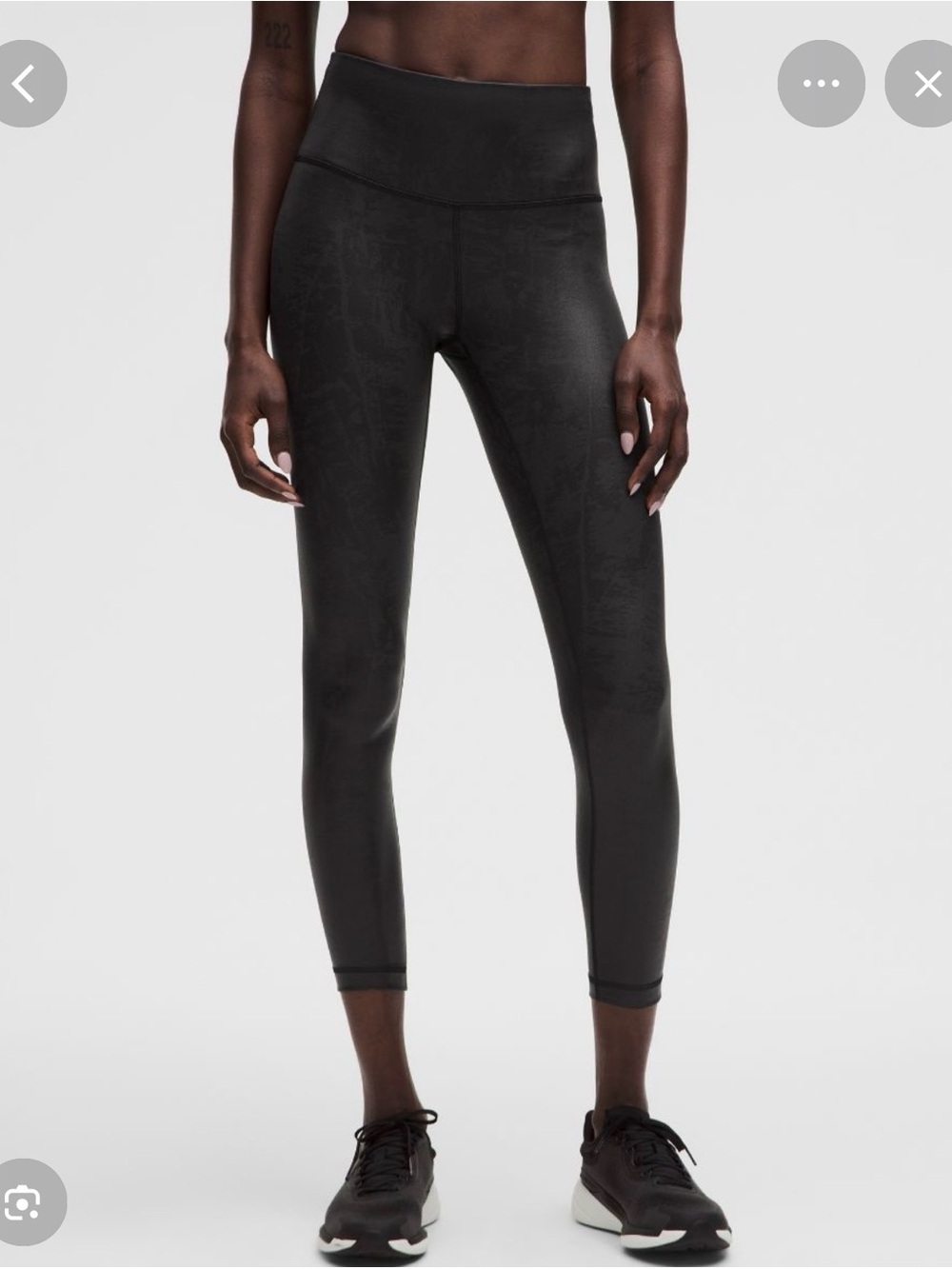 NWT - Lululemon athletica Matte Foil Wunder Train HR Tight in Black